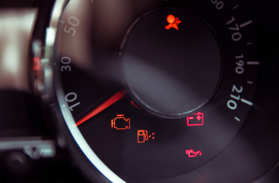 Paying attention to dashboard warning lights