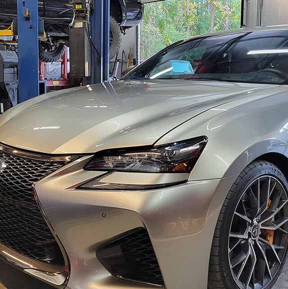 Showcasing a vehicle serviced by professionals