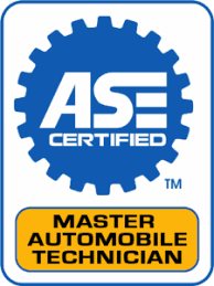 Displaying ASE Master Mechanic credential graphic
